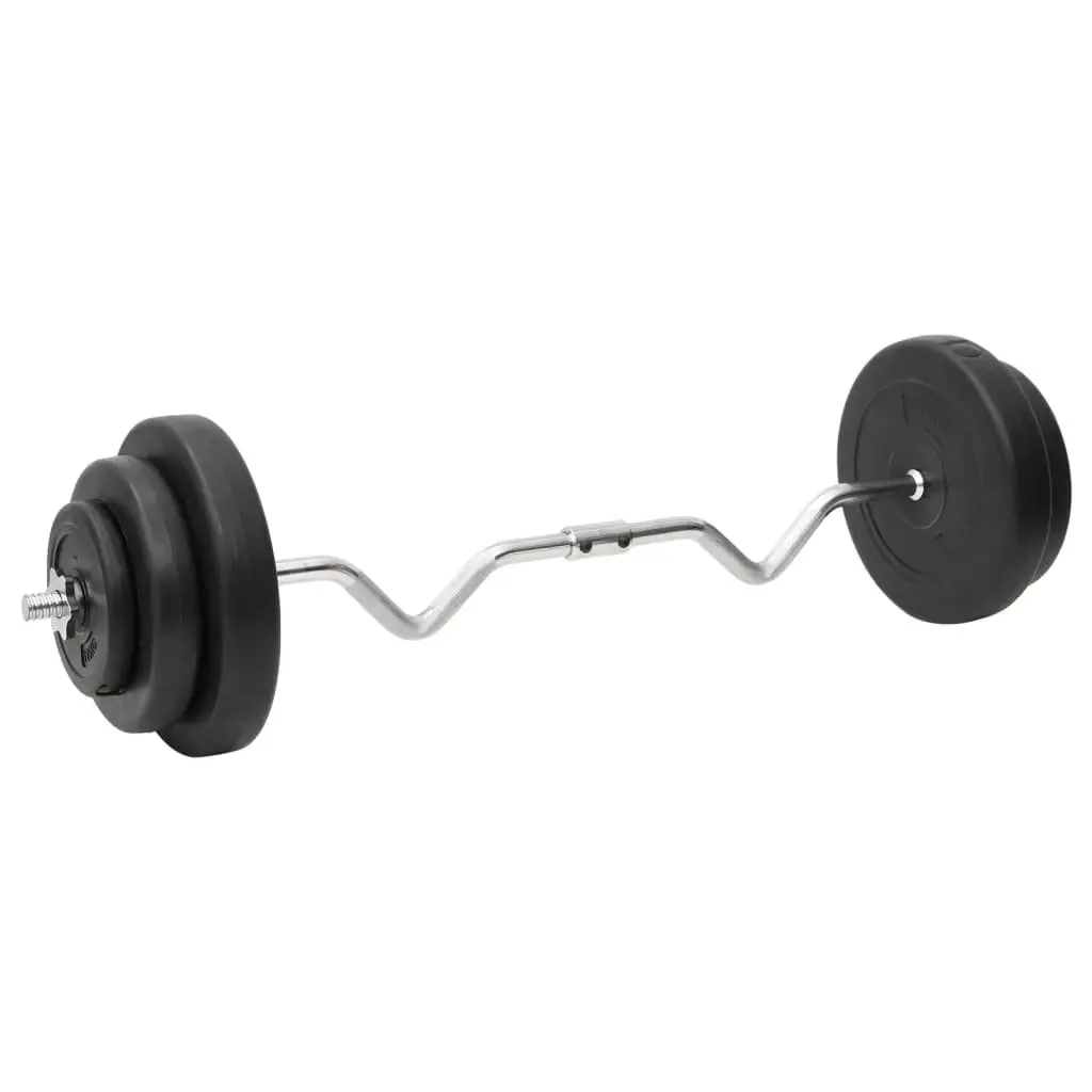 Barbell and Dumbbell Weight Set 60kg Home Gym Training Free Weights Plates