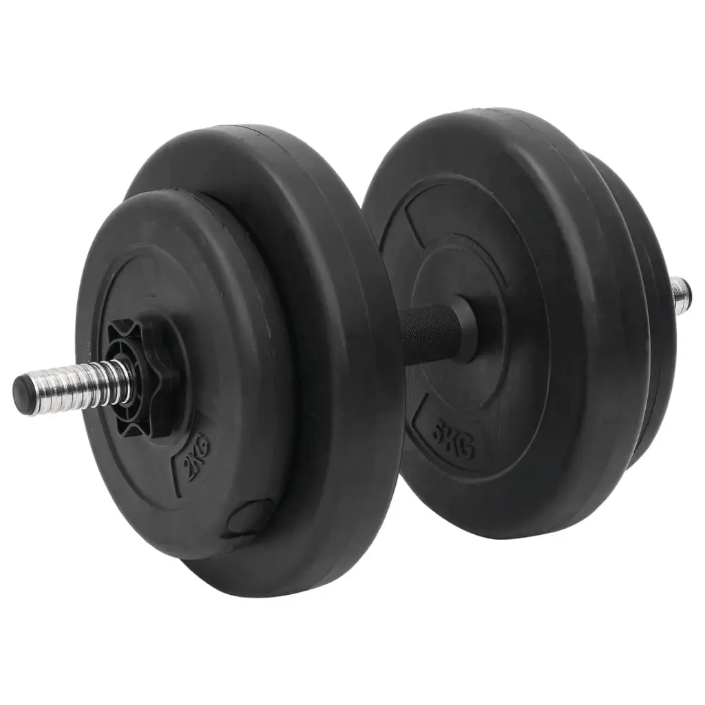 Barbell and Dumbbell Weight Set 60kg Home Gym Training Free Weights Plates