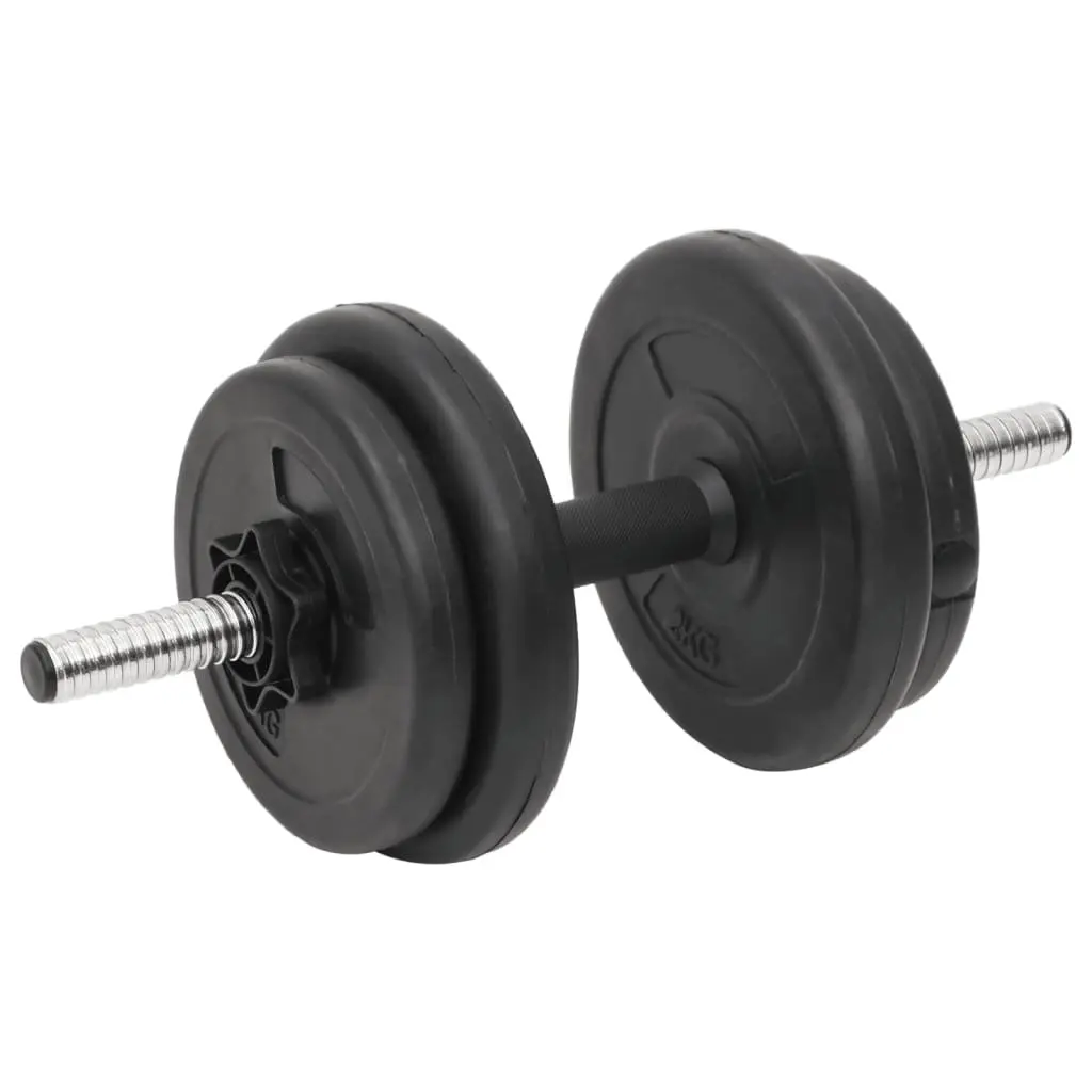 Barbell and Dumbbell Weight Set 60kg Home Gym Training Free Weights Plates