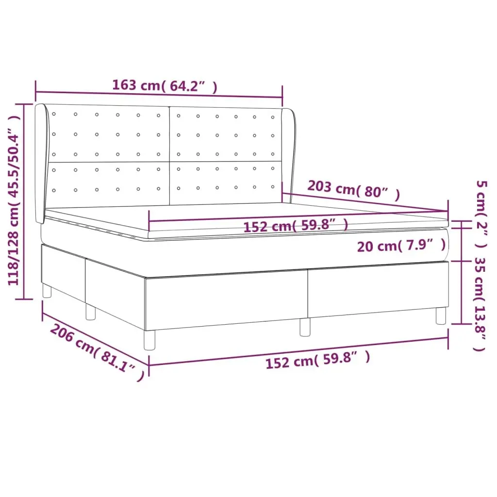 Queen Size Box Spring Bed with Pocket Spring