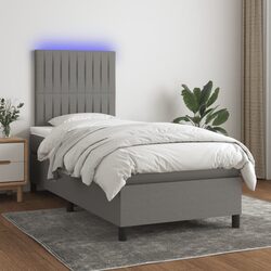 A Friendly King Single Box Spring Bed to Brighten Your Room