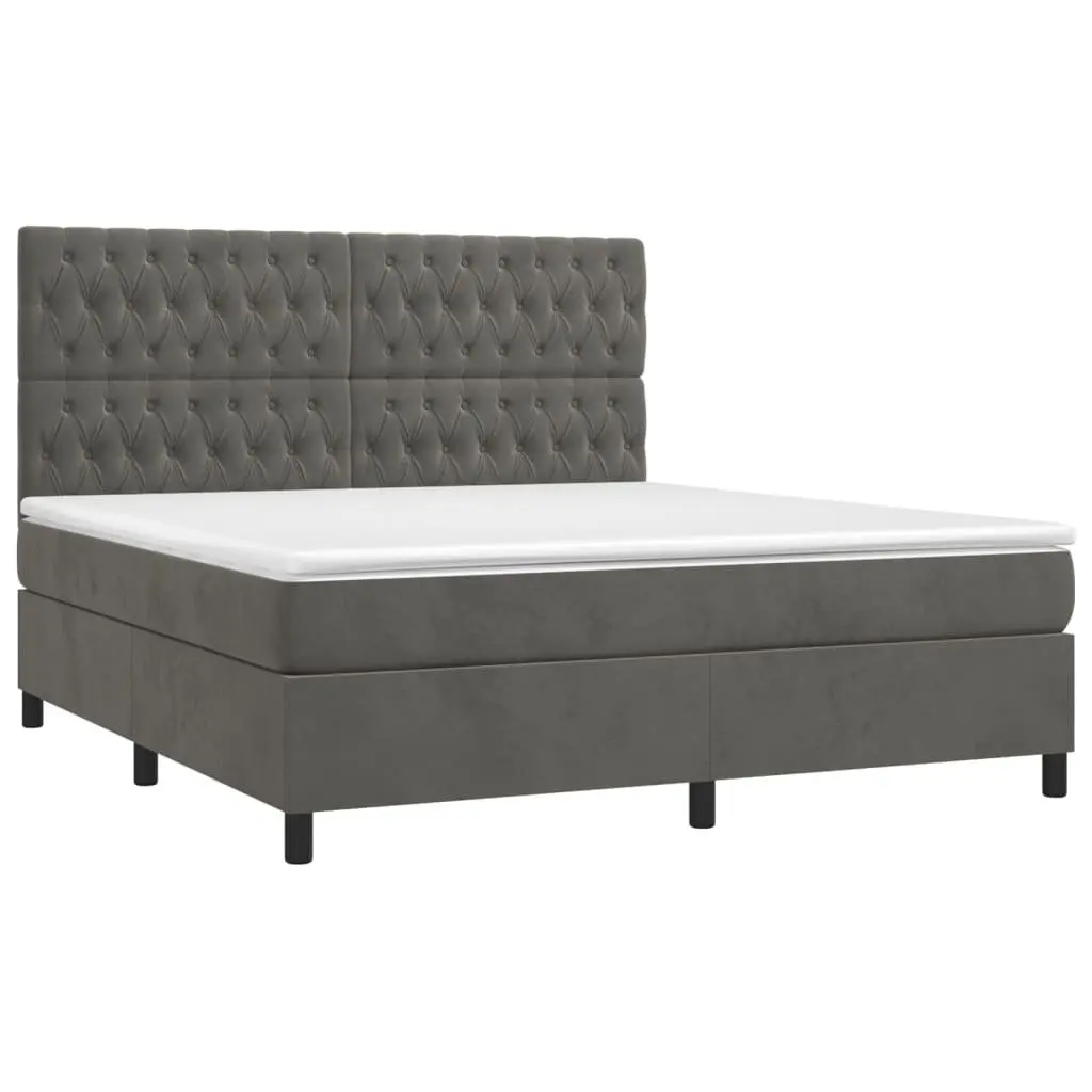 Queen Size Bed with Pocket Springs and LED Lighting
