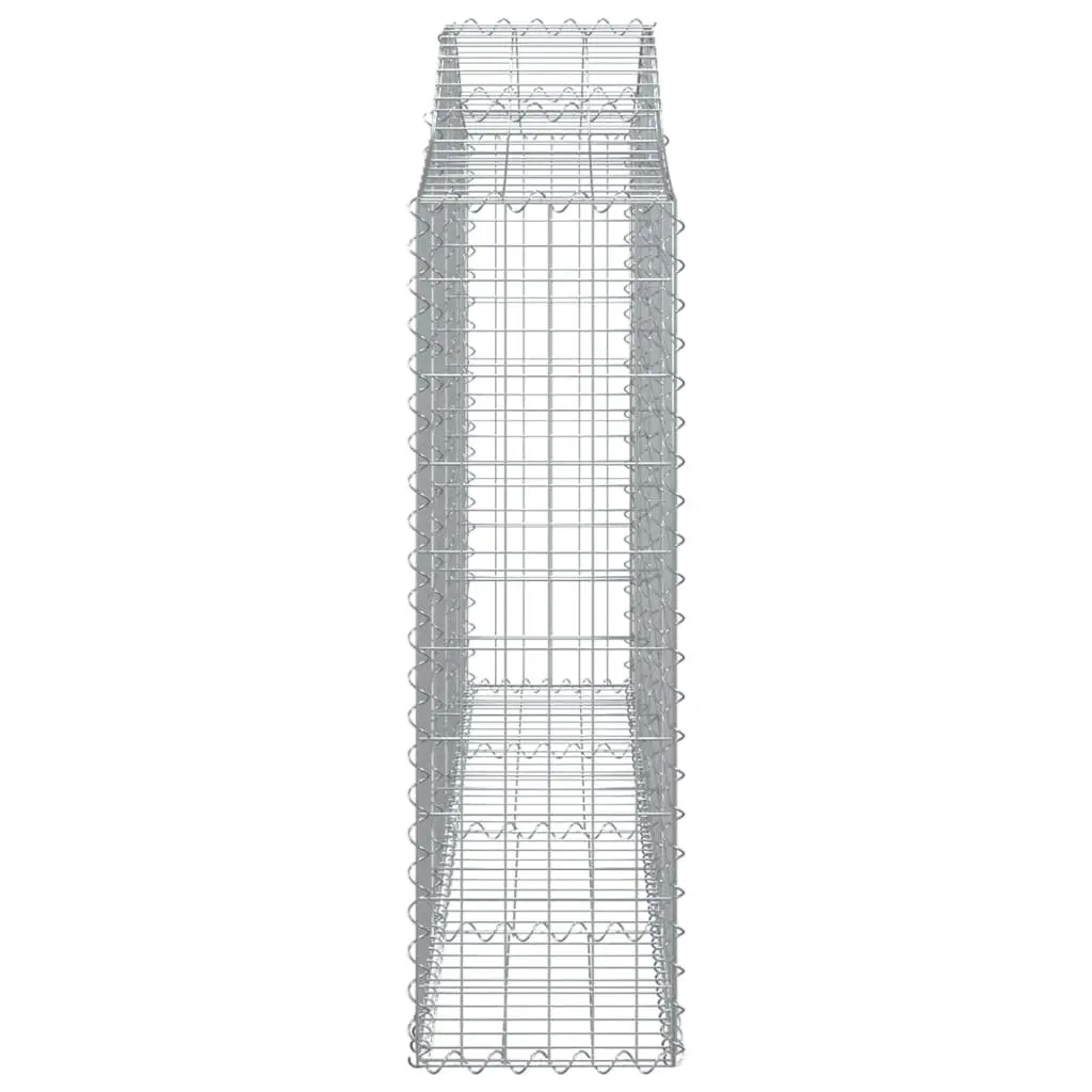 Arched Gabion Baskets Decorative Garden Barrier 9 Piece Set