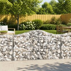 Friendly Arched Gabion Baskets to Enhance Your Outdoors