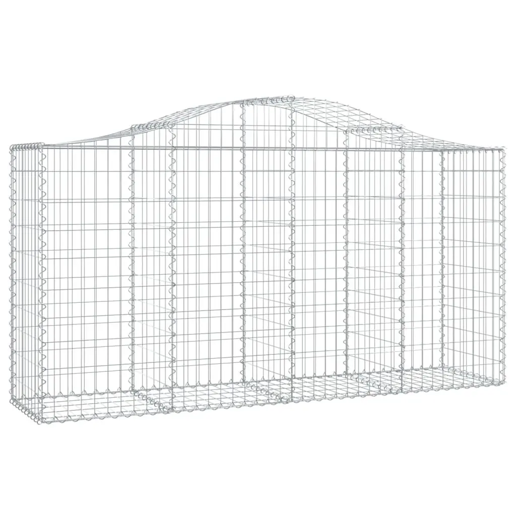 10pc Arched Gabion Baskets for Outdoor Projects