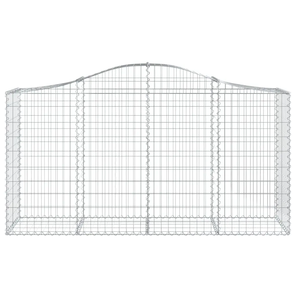10pc Arched Gabion Baskets for Outdoor Projects