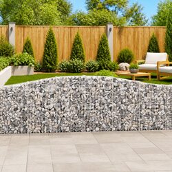 Your New 3-Piece Set of Arched Gabion Baskets