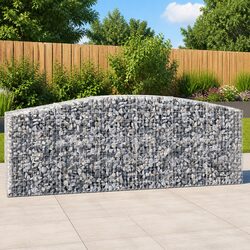 Create with 7 Arched Gabion Baskets: 400x50x100/120 cm