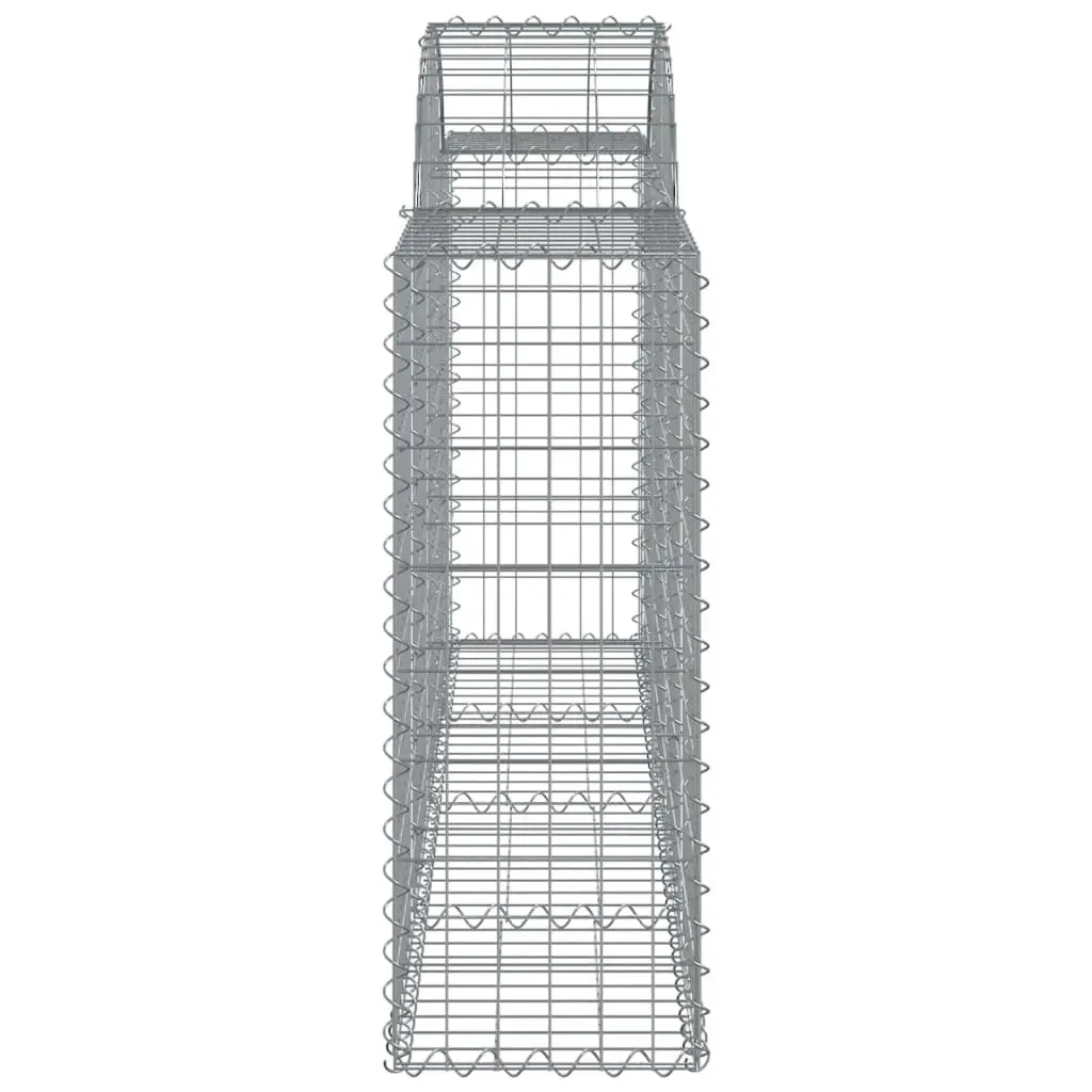 Arched Gabion Baskets 9 Piece Decorative Retaining Wall Garden Barrier Outdoor