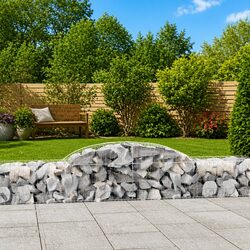 Stylish Arched Gabion Baskets: Set of 3 for Your Garden