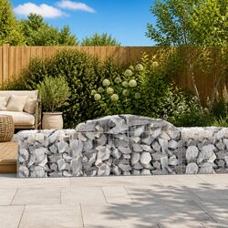 Stylish Arched Gabion Baskets Set of 6 for Your Outdoor Needs