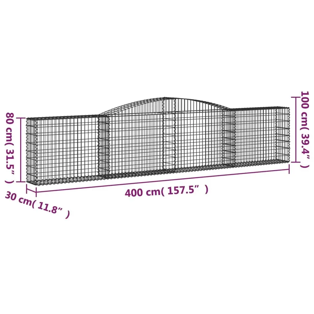 Arched Gabion Baskets Set