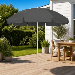 Your Perfect Outdoor Companion: Anthracite Beach Parasol 240cm