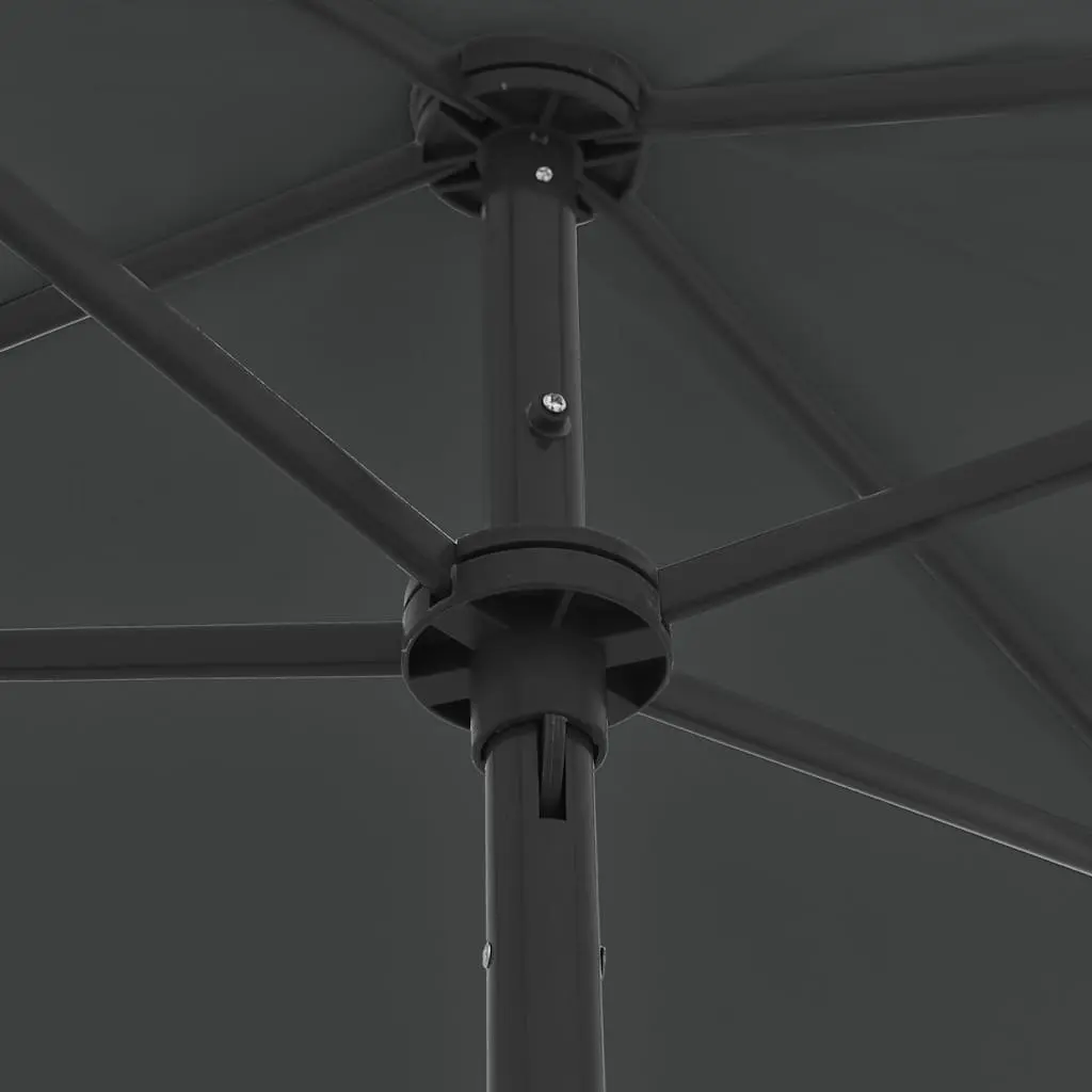 Beach Parasol UV Protection Tilt Function 180x120cm