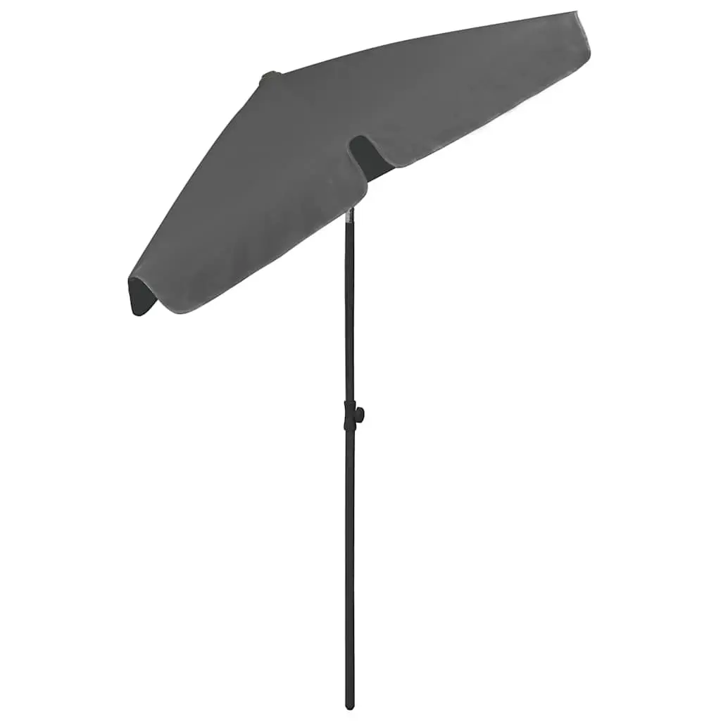 Beach Parasol UV Protection Tilt Function 180x120cm