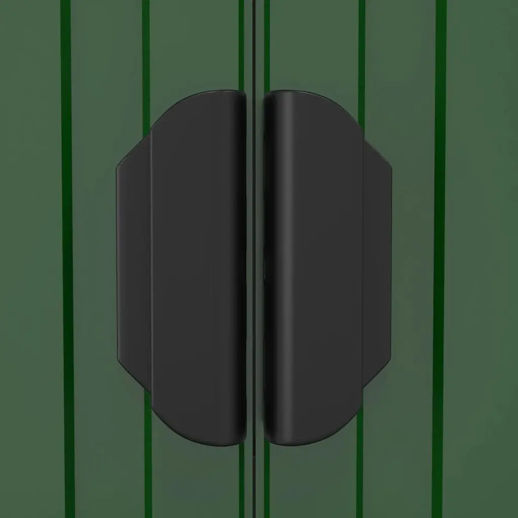 Garden Shed Green Outdoor Storage Tool Equipment Galvanised Steel Double Doors