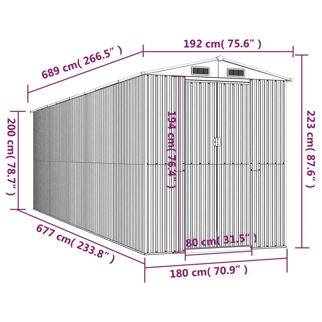 Garden Shed for Outdoor Storage
