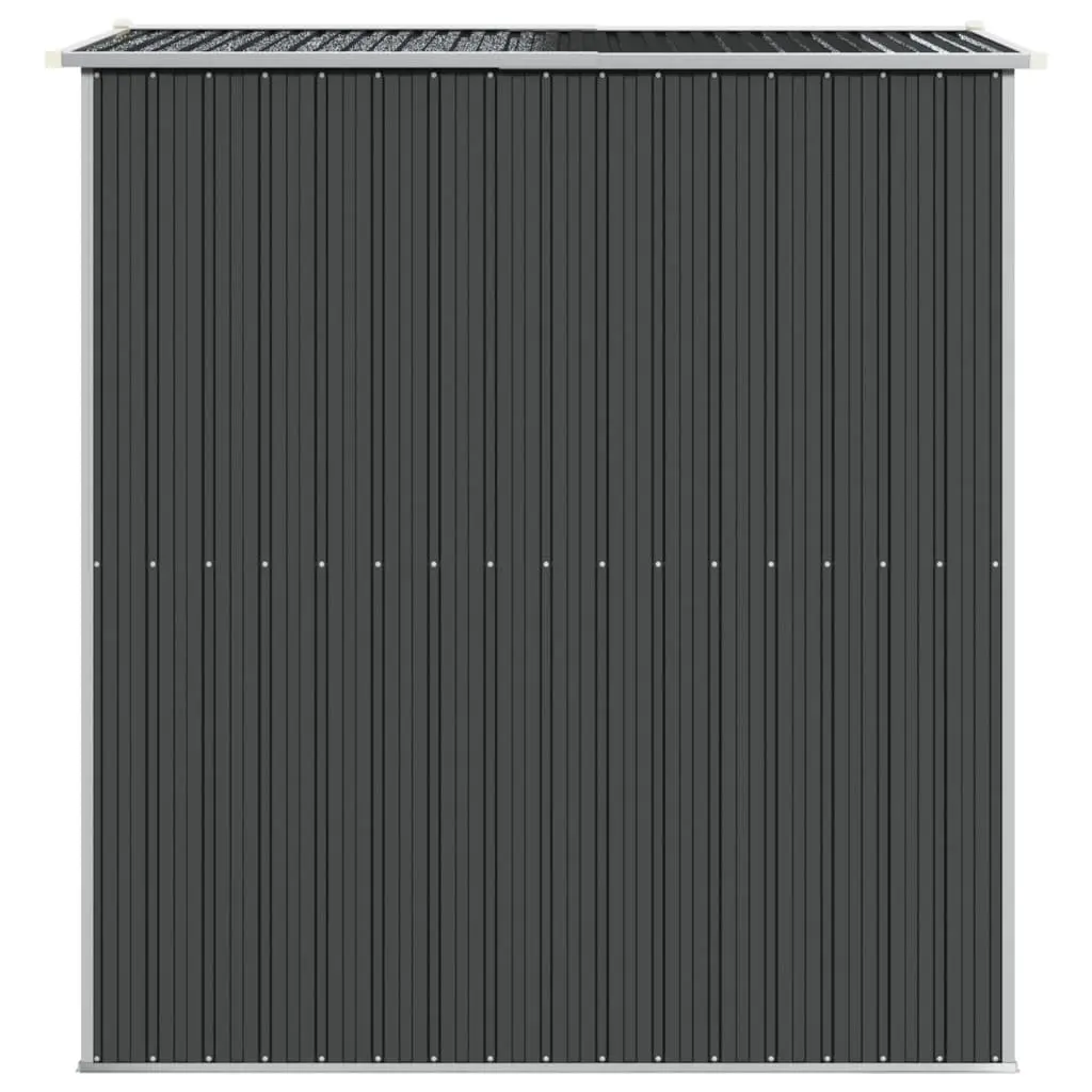 Garden Shed Galvanised Steel Anthracite Outdoor Storage Tool House 192 x 191 x 223 cm