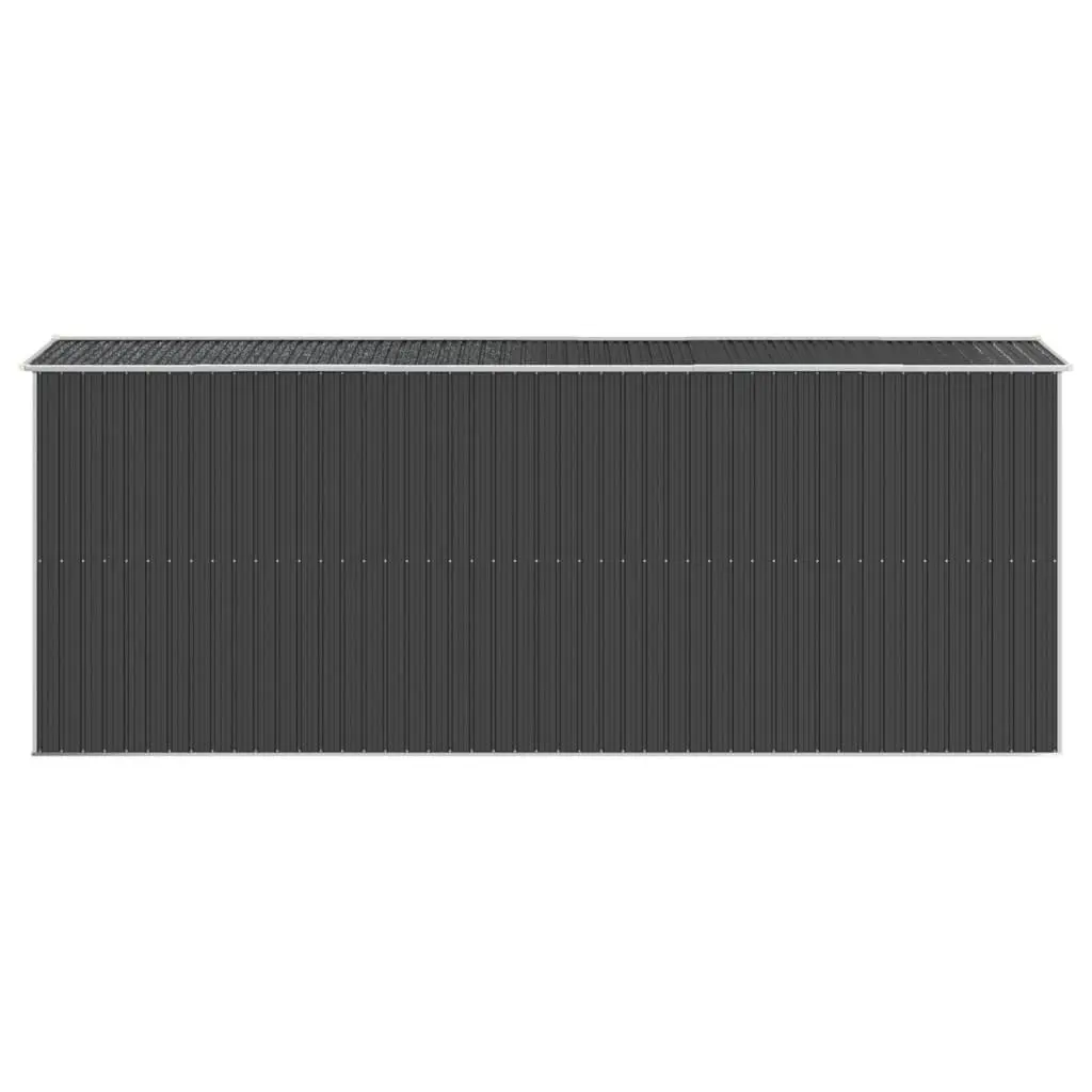 Garden Shed Galvanised Steel Anthracite Outdoor Storage 192x523x223cm