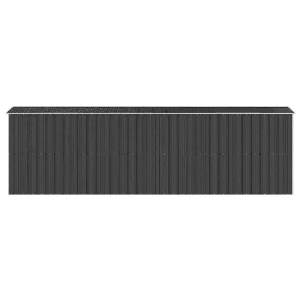 Garden Shed Anthracite Galvanised Steel Structure 192 x 689 x 223 cm