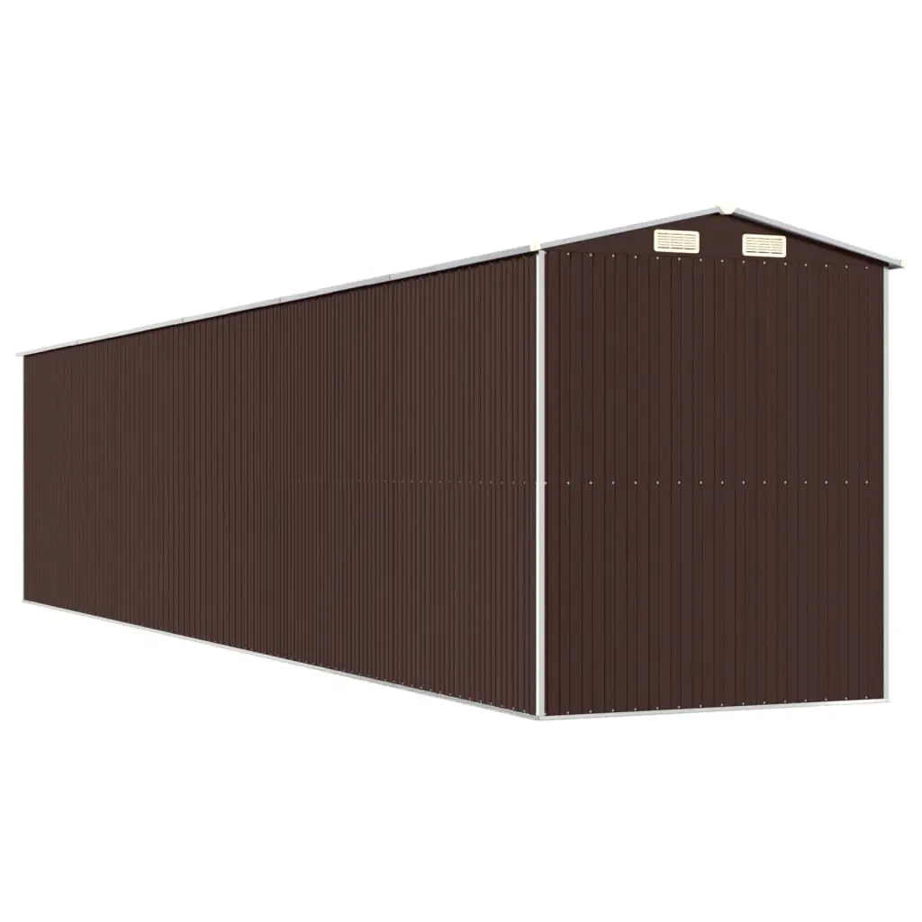 Dark Brown Garden Shed