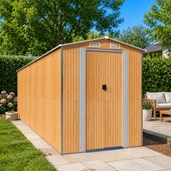 Your Friendly Light Brown Garden Shed for Outdoor Gear