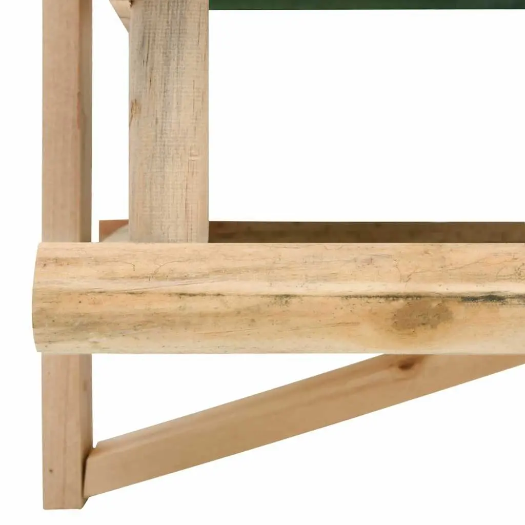 Bird Feeder Solid Wood Wall Tree Mount Large Feeding Platform Brown