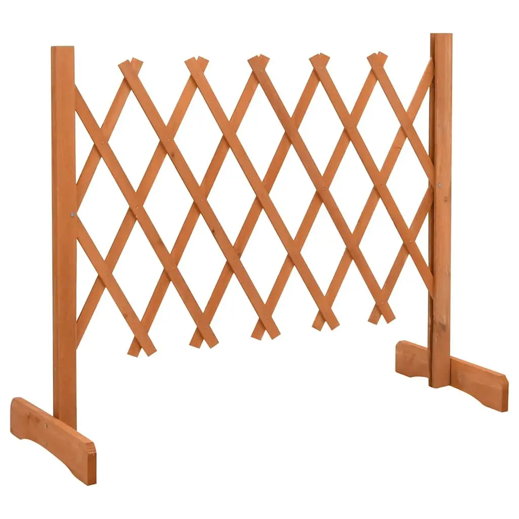 Garden Trellis Fence Panel Expandable Wooden 120x60cm Outdoor Privacy Screen