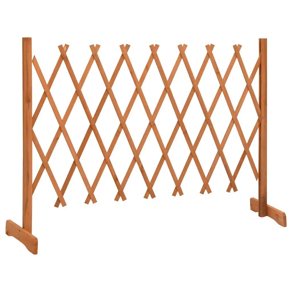 Garden Trellis Fence Panel Wooden Expandable 150 cm Outdoor Climbing Plant Support