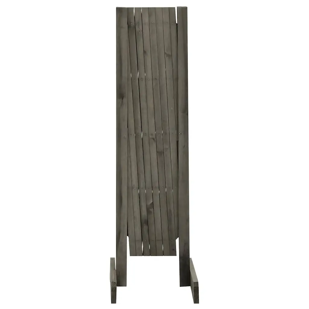 Grey Trellis Fence Panel for Outdoor Spaces
