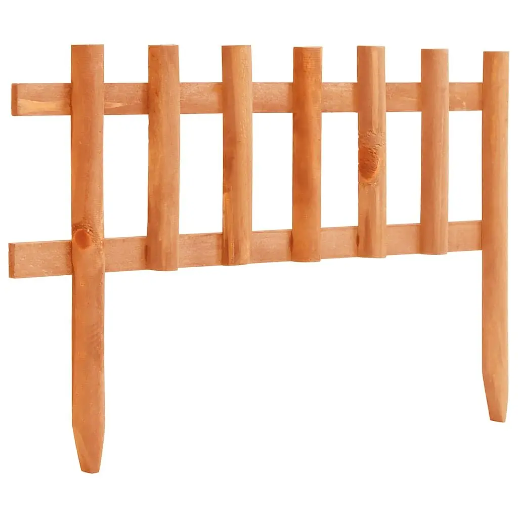 Wooden Garden Edging Decorative Firwood 10 Pieces