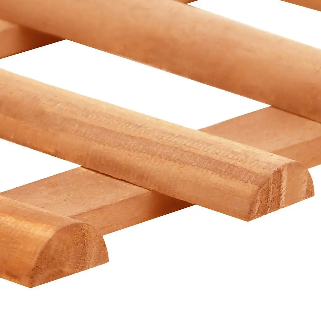 Wooden Garden Edging Decorative Firwood 10 Pieces