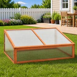 Wooden Greenhouse 100x65x40 cm: Effective Plant Protection