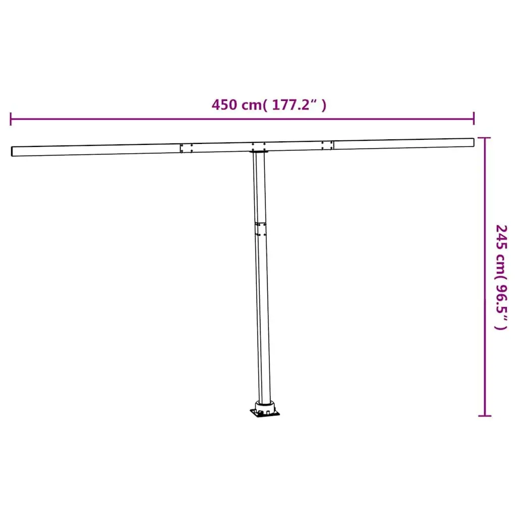 Awning Post Set for Relaxing Outdoors
