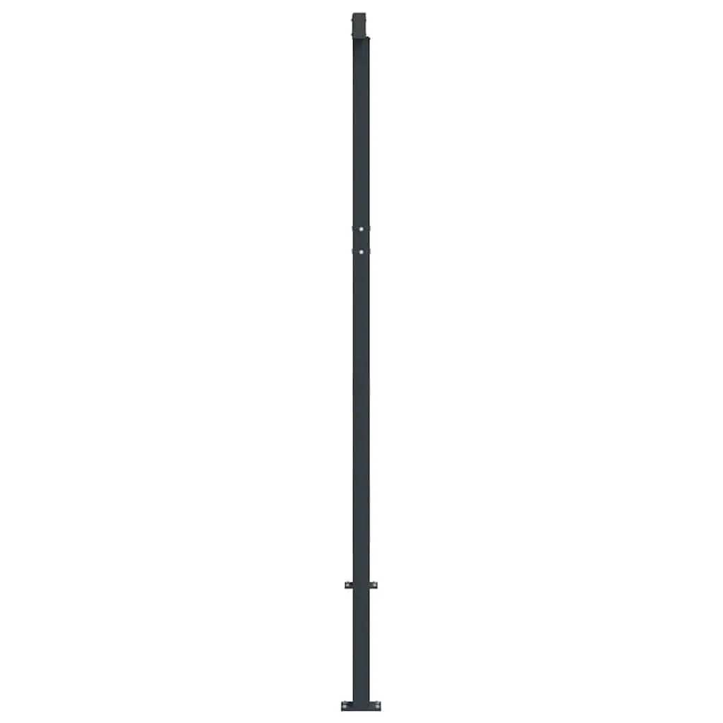 Awning Post Set Anthracite 300x245 cm Outdoor Terrace Balcony Garden Shade
