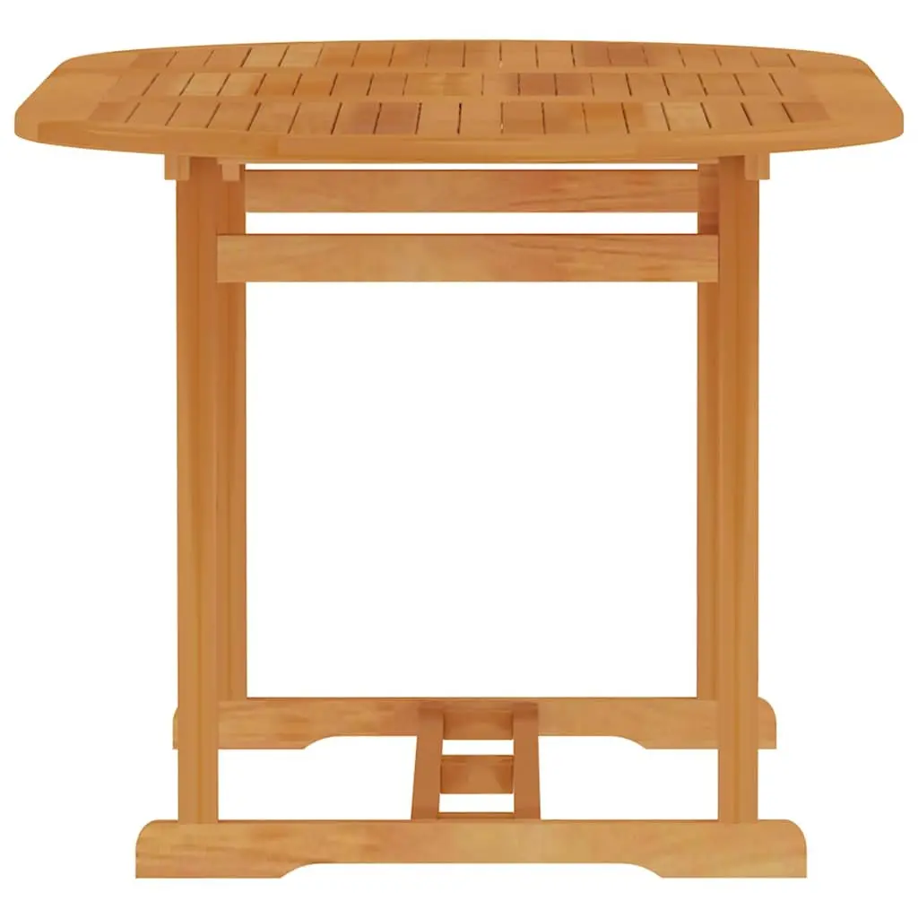 Garden Dining Table Teak Hardwood 150x90x75cm Outdoor Furniture