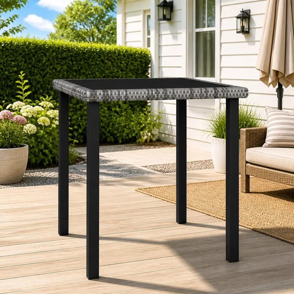 Grey Garden Dining Table