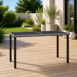 Your New Favorite Outdoor Dining Table in Grey