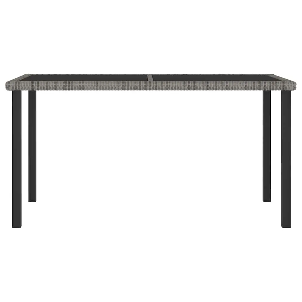 Outdoor Dining Table in Grey