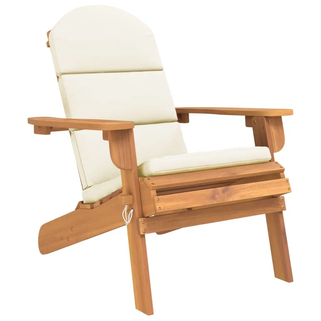 Adirondack Garden Lounge Set Wooden Chair Table Brown 3 Piece