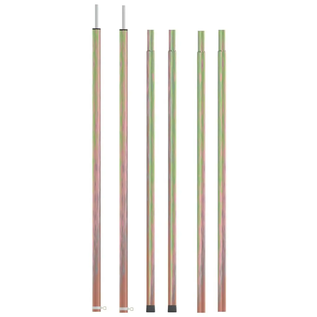 Telescopic Tent Poles Adjustable 170-255 cm Sturdy Construction
