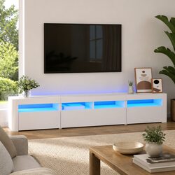 Enhance Your Living Space with a White 210cm TV Cabinet