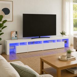 Your New TV Cabinet with RGB LED Lights Awaits!
