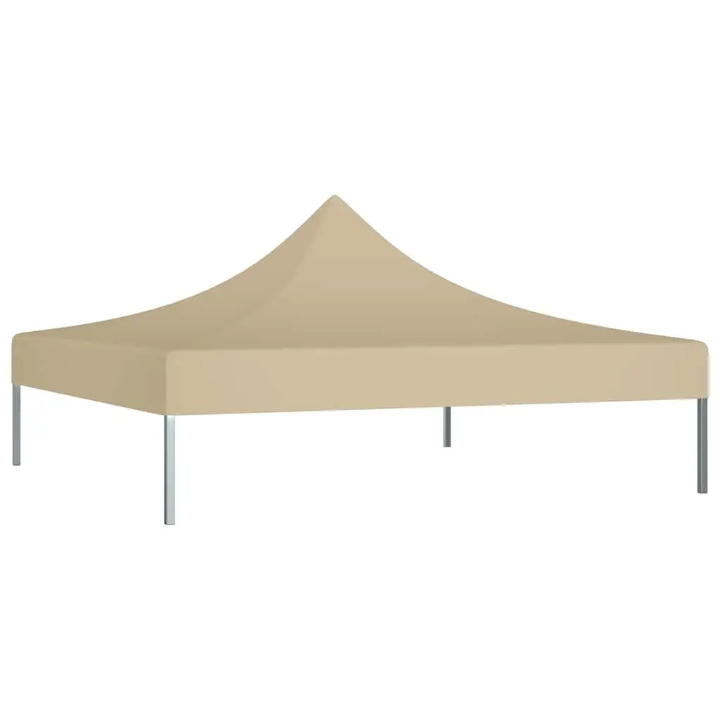 Party Tent Roof Replacement Canopy Top Beige 3x3 m