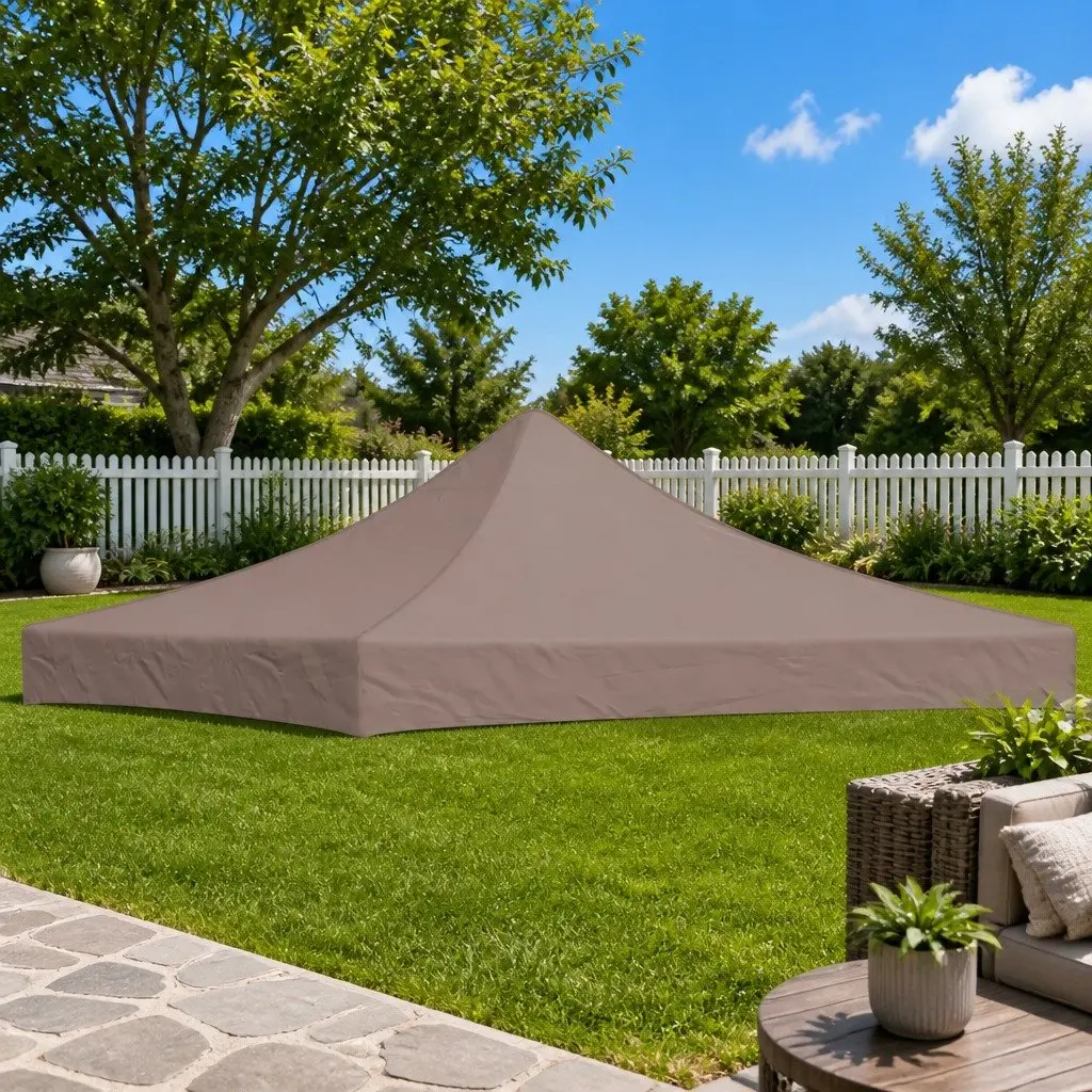 3x3 m Taupe Canopy Replacement for Tents