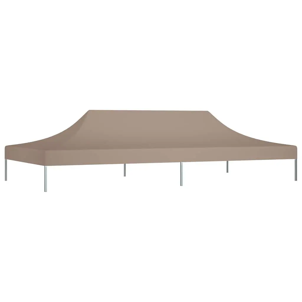 Outdoor Canopy Top Replacement Cover UV Weather Resistant 6x3m Taupe for Party Tent