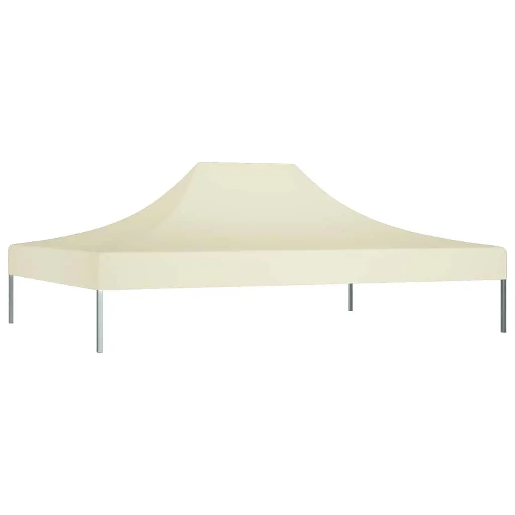 Party Tent Roof Cream Replacement Canopy Top Cover 4.5x3 m