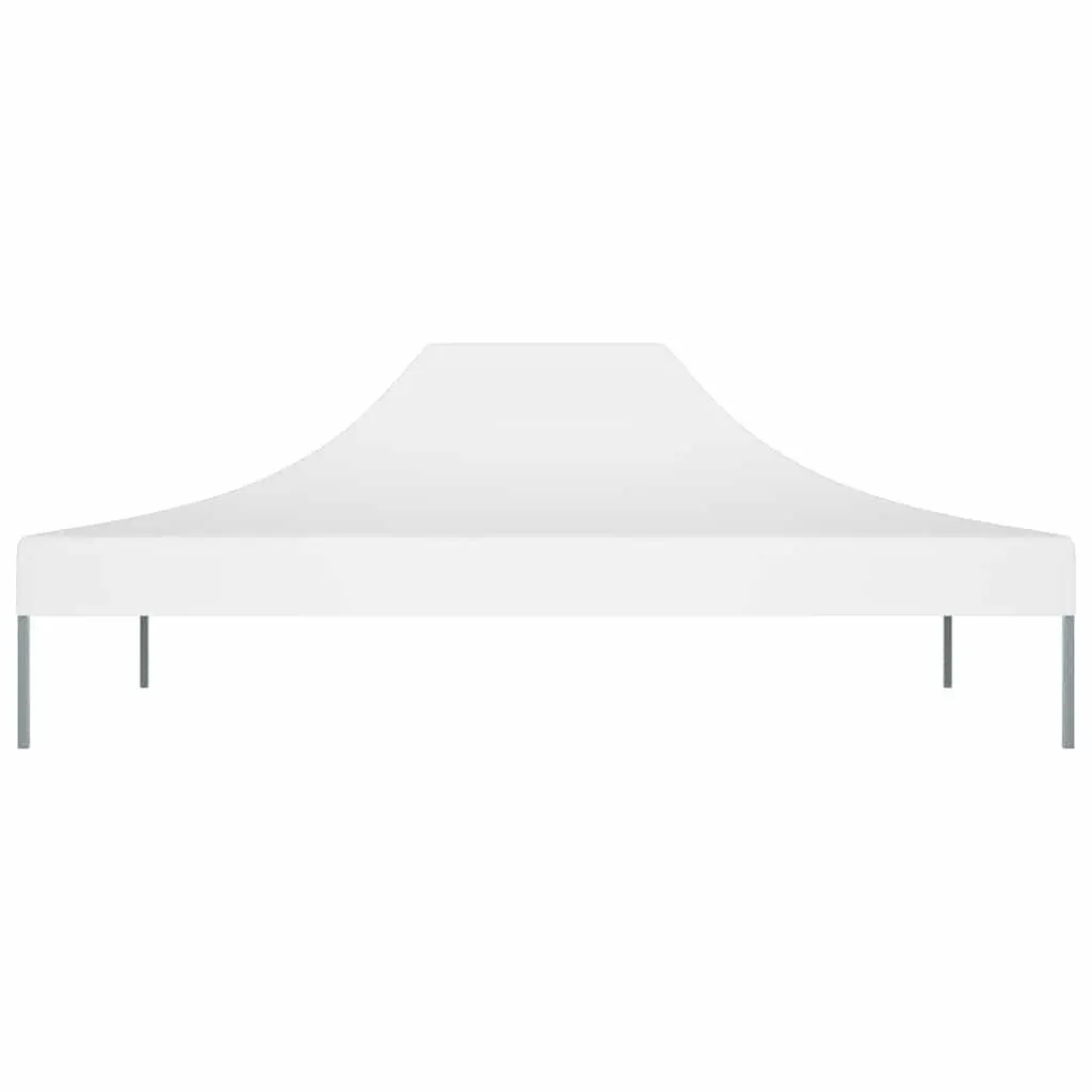 Party Tent Roof Replacement Canopy Top UV Weather Resistant 4.5x3 m White Oxford Fabric Outdoor