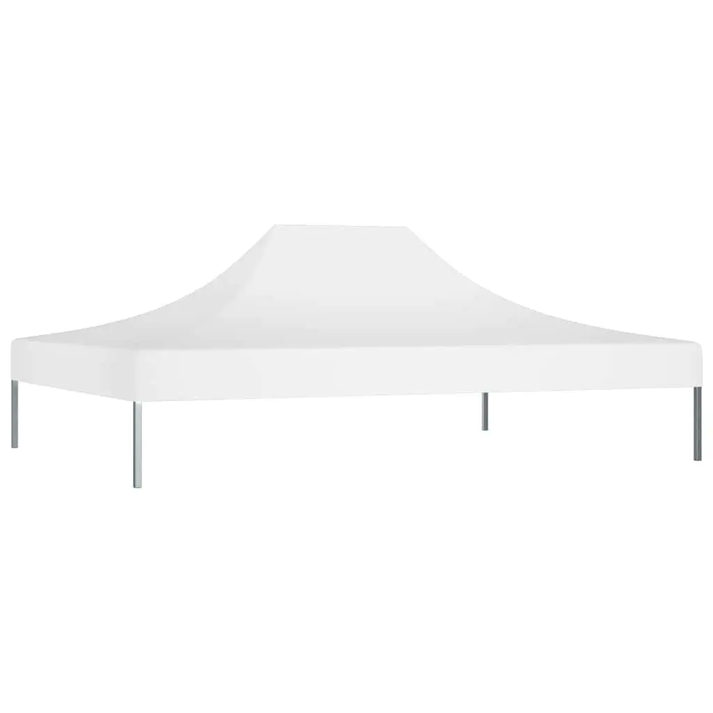 Party Tent Roof Replacement Canopy Top UV Weather Resistant 4.5x3 m White Oxford Fabric Outdoor