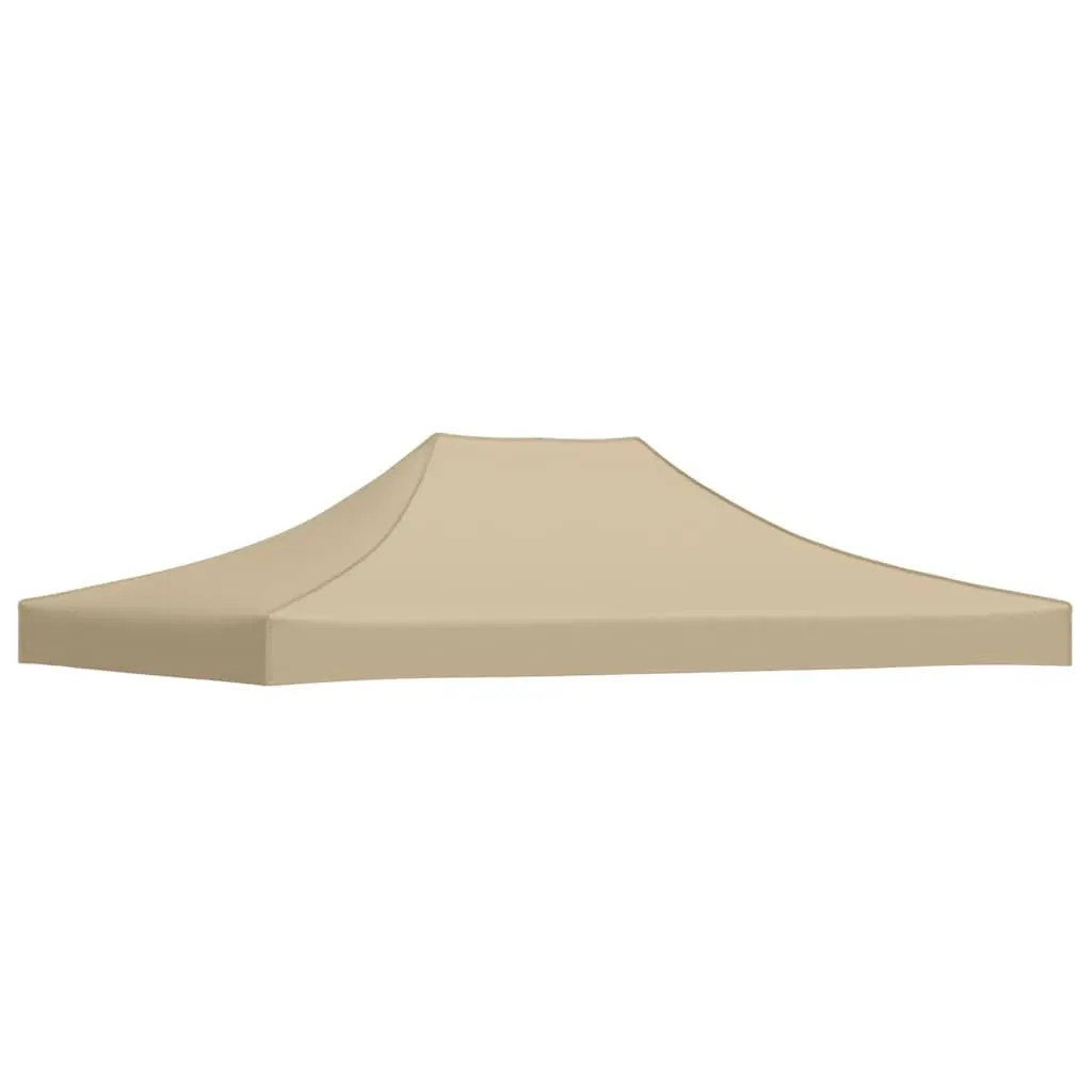 Party Tent Roof Replacement Canopy Top Cover Beige 4.5 x 3 m
